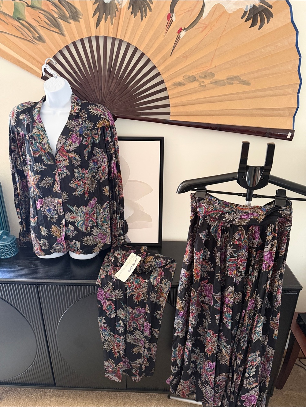 Gorgeous Rare Vintage 90’s Carole Little For Saint-Tropez West 3 Piece Set